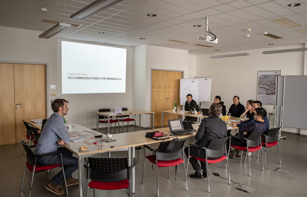 Workshop with Prof. Karin Stieldorf and Philip Horn. Picture by Austrian Institute of Technology GmbH